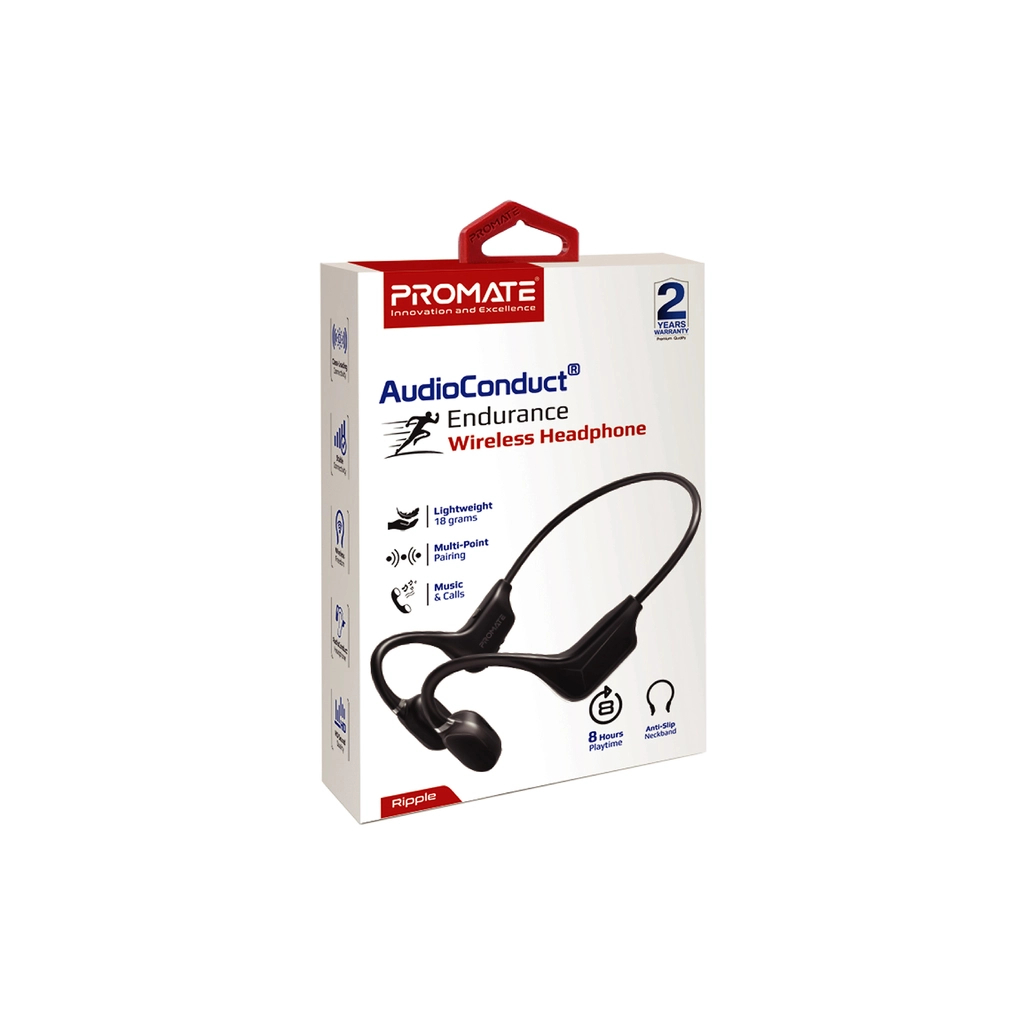 Навушники Promate Ripple Black (ripple.black) - зображення 2