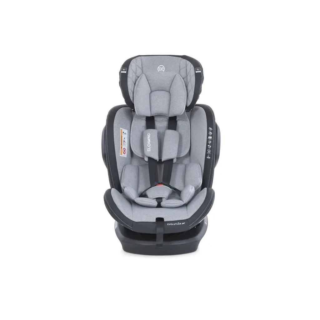 Автокрісло El Camino EVOLUTION 2 360 ISOFIX (0-36кг) (ME 1045-1 royal gray) - зображення 3