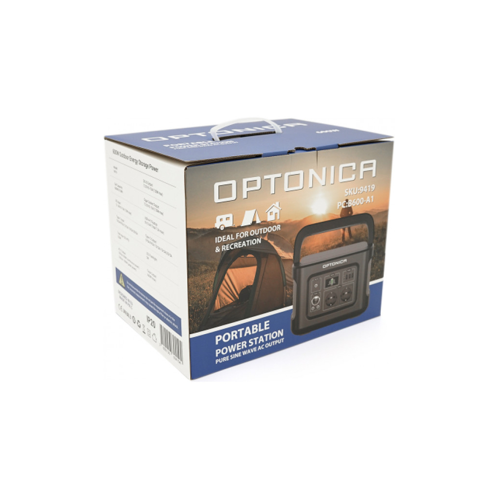 Зарядна станція Optonica 600W, 512Wh (PS-9419) - изображение 6