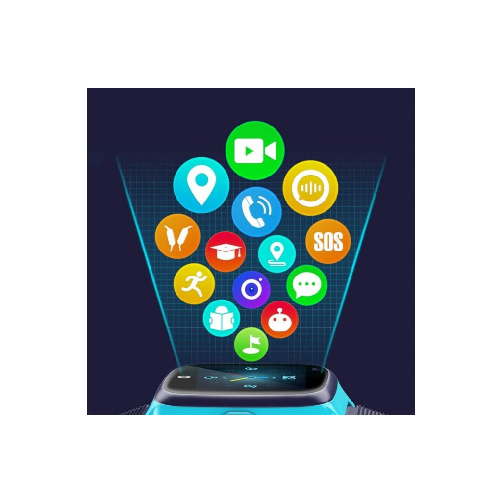 Смарт-годинник Extradigital 4G WTC05 blue Kids smart watch-phone, GPS (ESW2305) - изображение 10