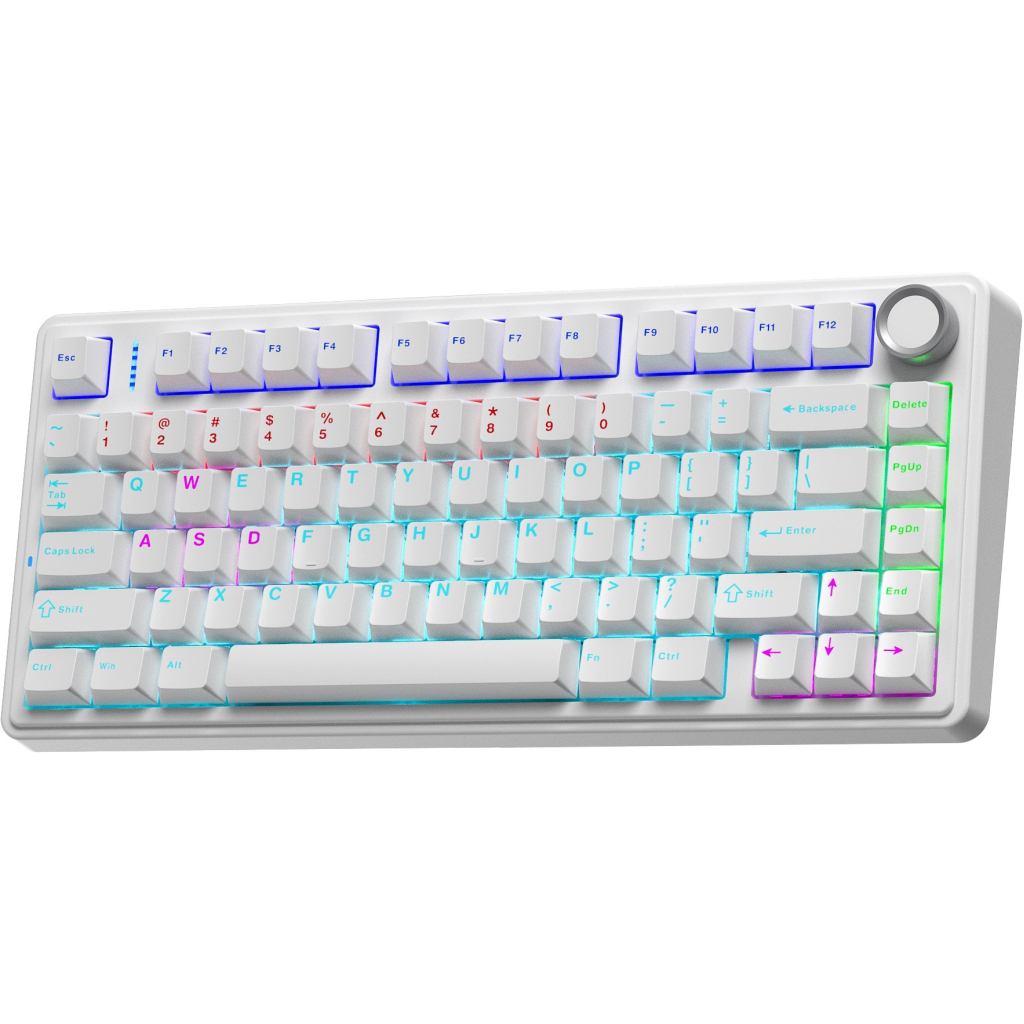 Клавіатура Aula F75 KRGD Red USB UA White (6948391203225) - зображення 3