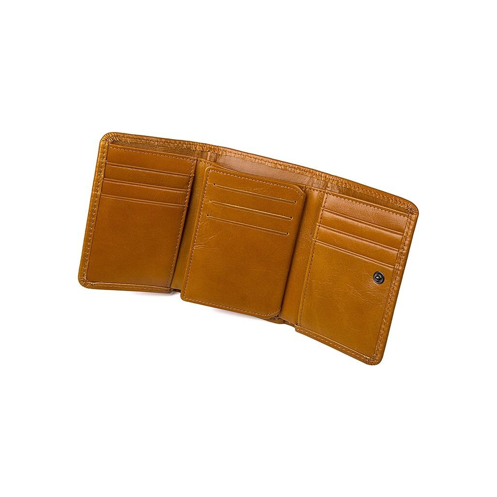 Гаманець Vintage Шкіряний Рудий (14597) - зображення 8