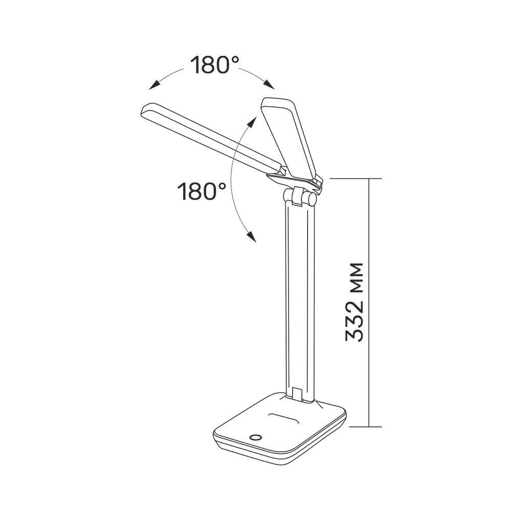 Настільна лампа TITANUM LED 7W 2700-6000K (TLTF-010W) - зображення 3