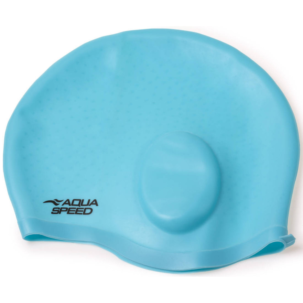 Шапка для плавання Aqua Speed Ear Cap Comfort 9892 289-02 бірюзовий OSFM (5908217698926) - зображення 1