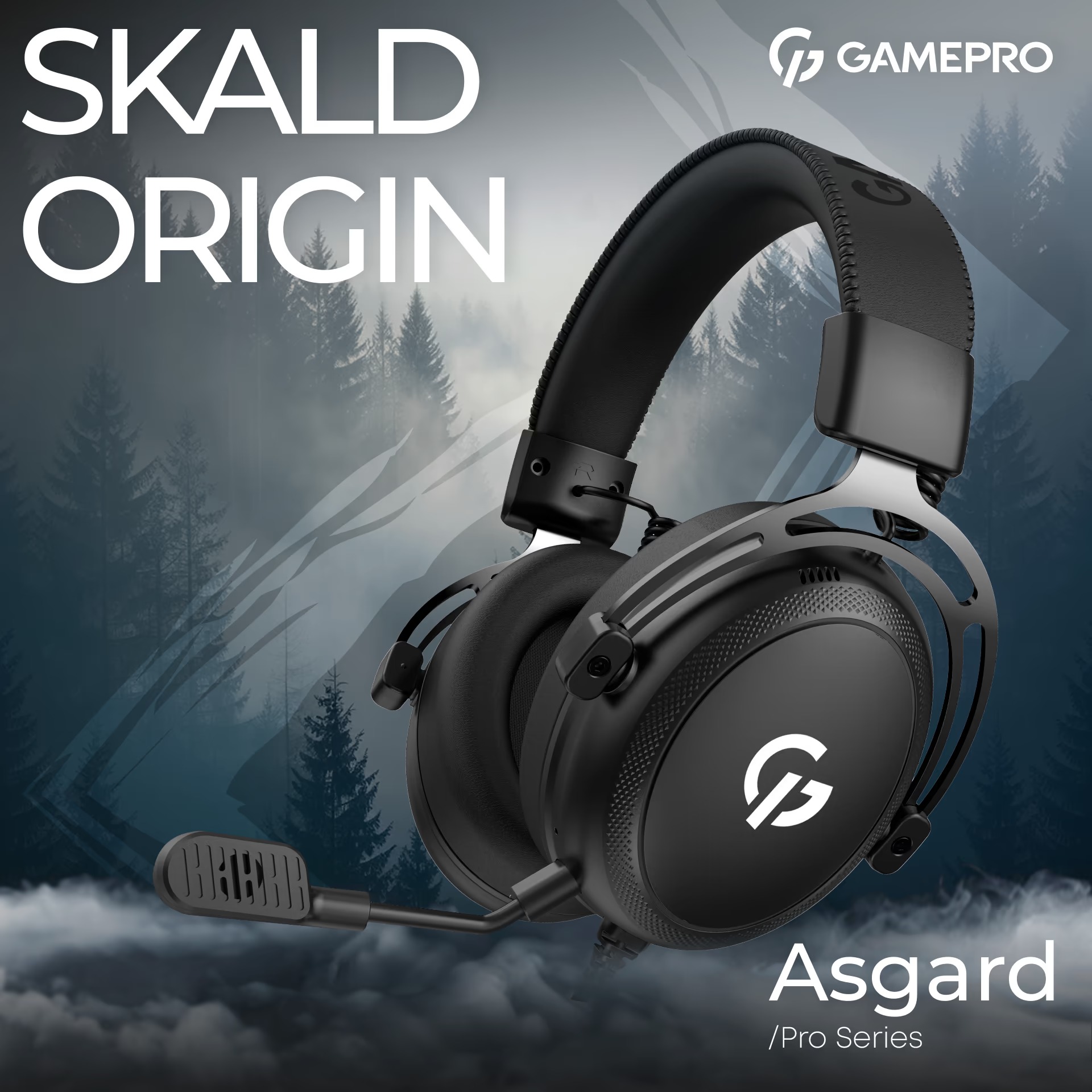 Гарнітура GamePro Asgard Skald Origin Black (HS850B) - зображення 4