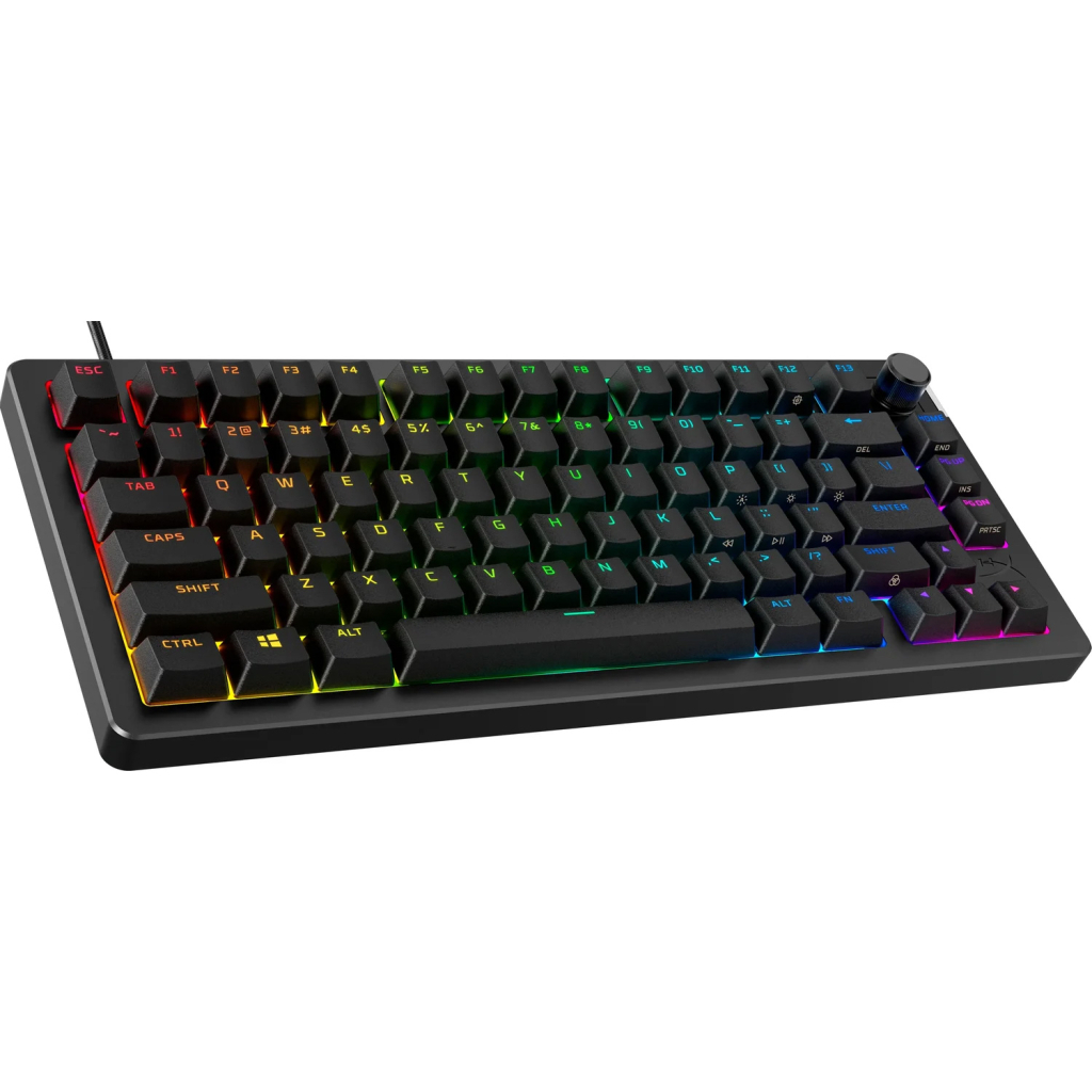 Клавіатура HyperX Alloy Rise 75 PBT HX Red USB UA Black (7G7A4AA) - зображення 2