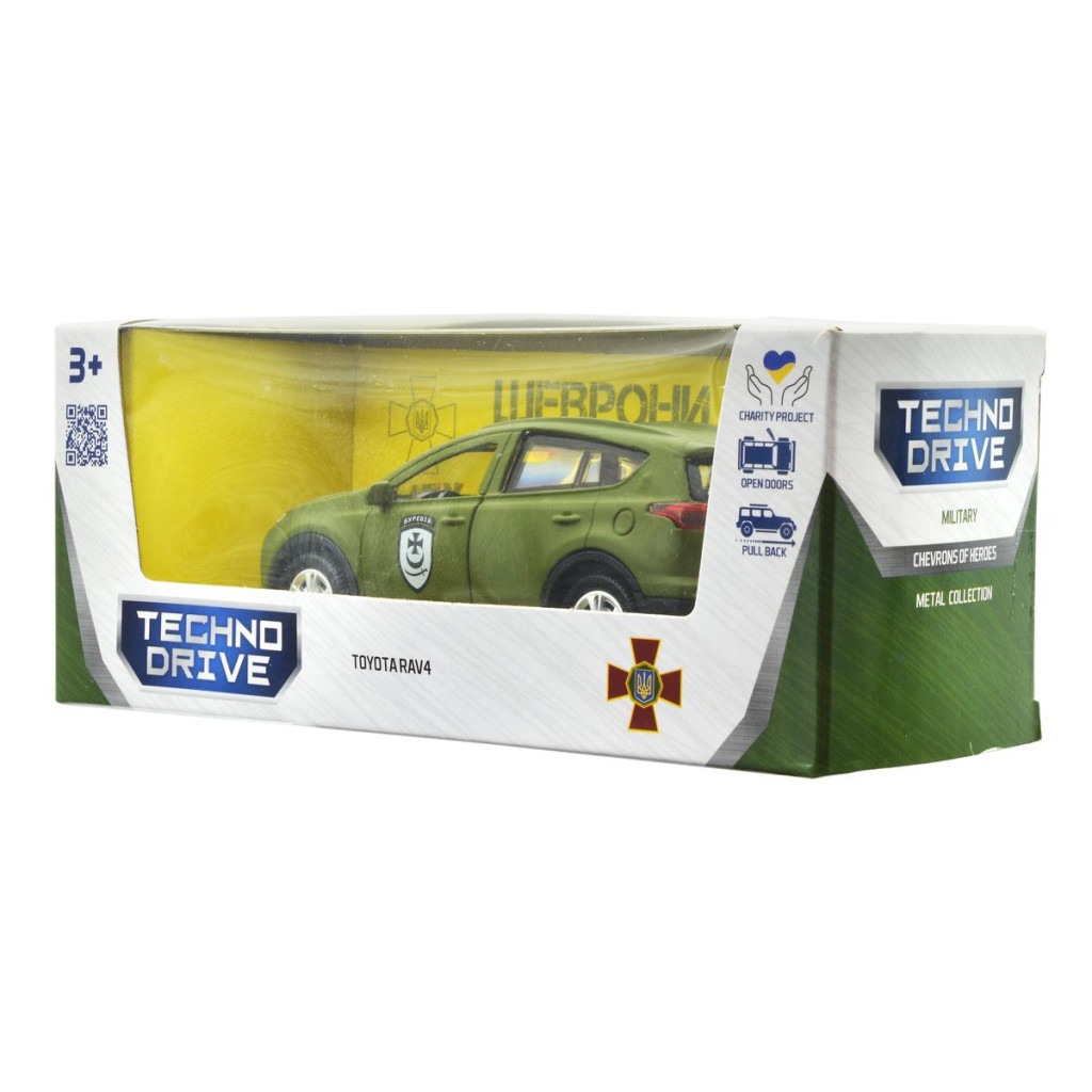 Машина TechnoDrive серії Шеврони Героїв - Toyota RAV4 - Буревій (KM6198) - зображення 5