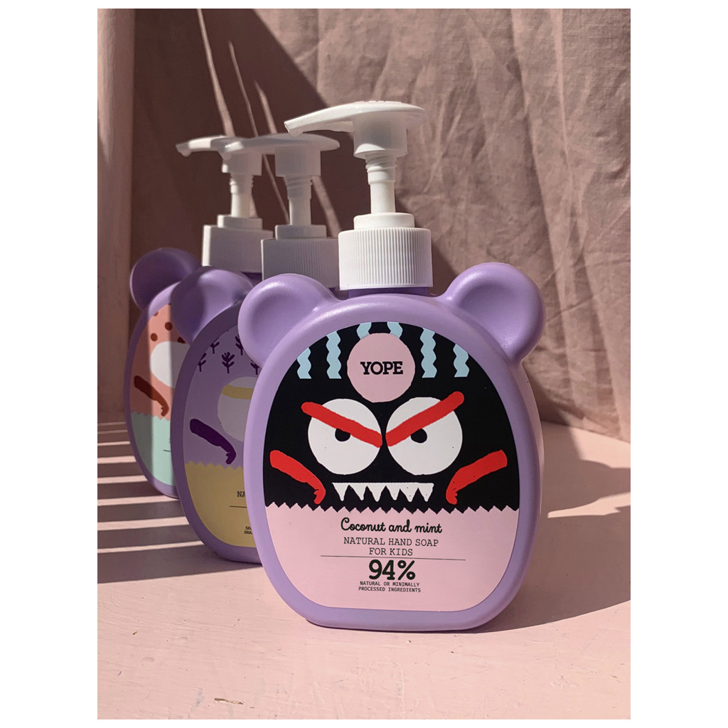 Дитяче мило Yope Coconut Mint, 400 мл (5900168908437) - зображення 4