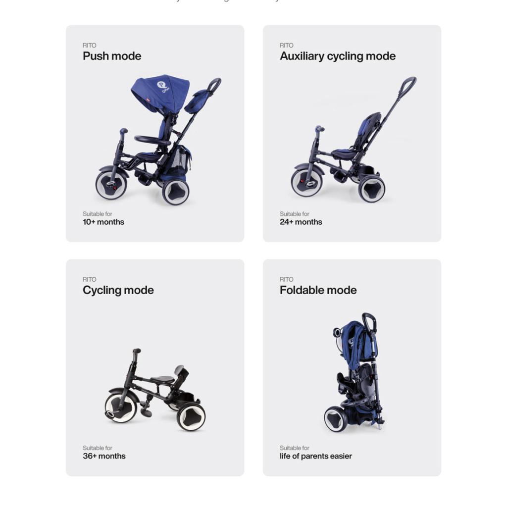 Дитячий велосипед QPlay Rito+ Eva Grey (S380-8Grey) - зображення 2