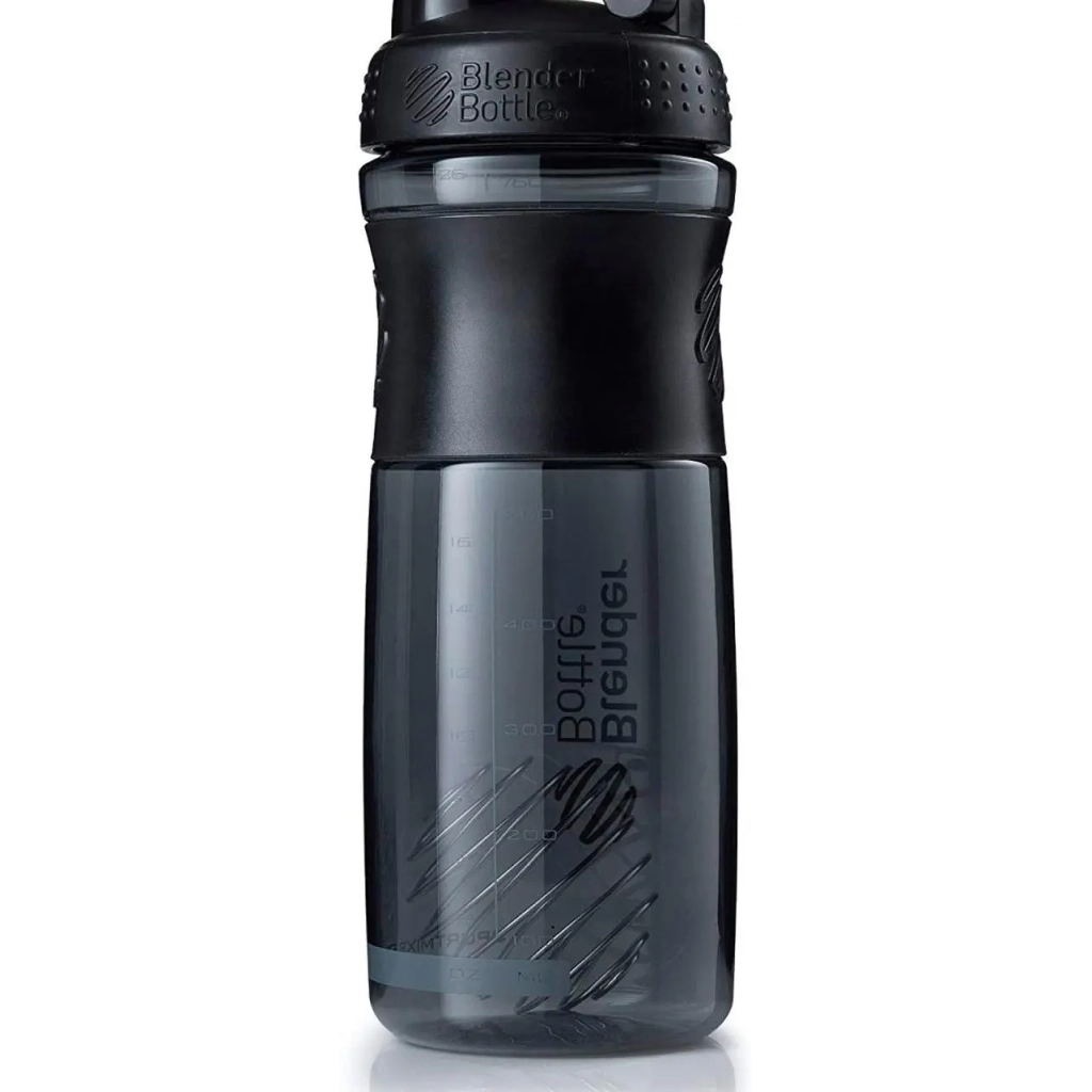 Шейкер спортивний BlenderBottle SportMixer Flip 28oz/820ml Black (SM 28oz Black) - зображення 5