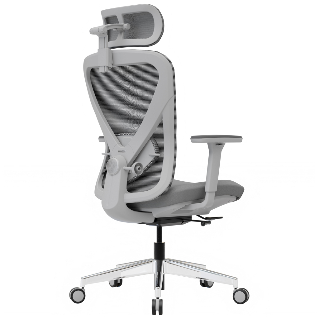 Офісне крісло Mealux Q1 Air Fabric Grey (HF-Q1 F/G) - зображення 9
