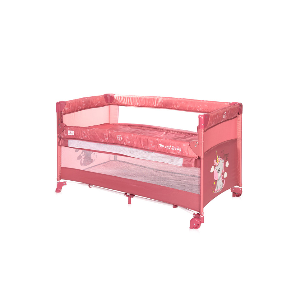 Дитячий манеж Bertoni/Lorelli UP AND DOWN rose velvet - зображення 3