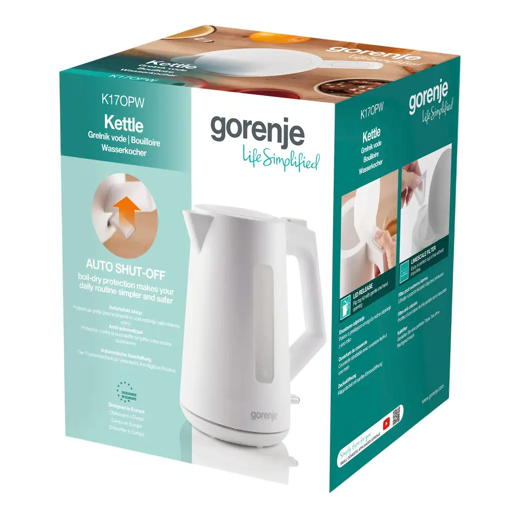 Електрочайник Gorenje K17OPW - зображення 7