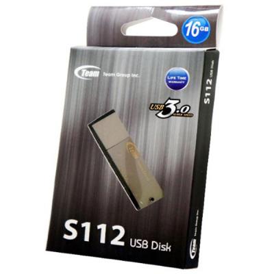 USB флеш накопичувач Team 16GB S112 Black USB 3.0 (TS112316GB01) - зображення 5