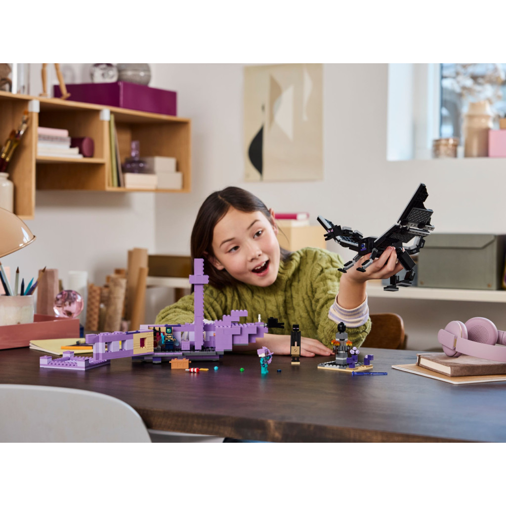 Конструктор LEGO Minecraft Дракон Енду і Корабель Краю (21264) - зображення 9