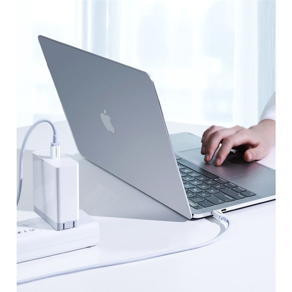 Дата кабель USB-C to USB-C 2.0m 18W US264 White Ugreen (60520) - зображення 4