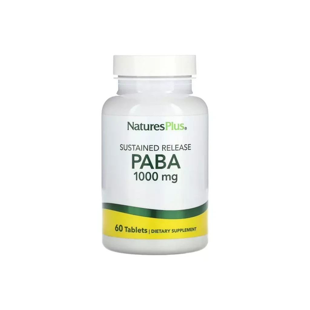 Вітамін Natures Plus Пара-амінобензойна кислота пролонгованого дійства (NAP-02100) - зображення 1
