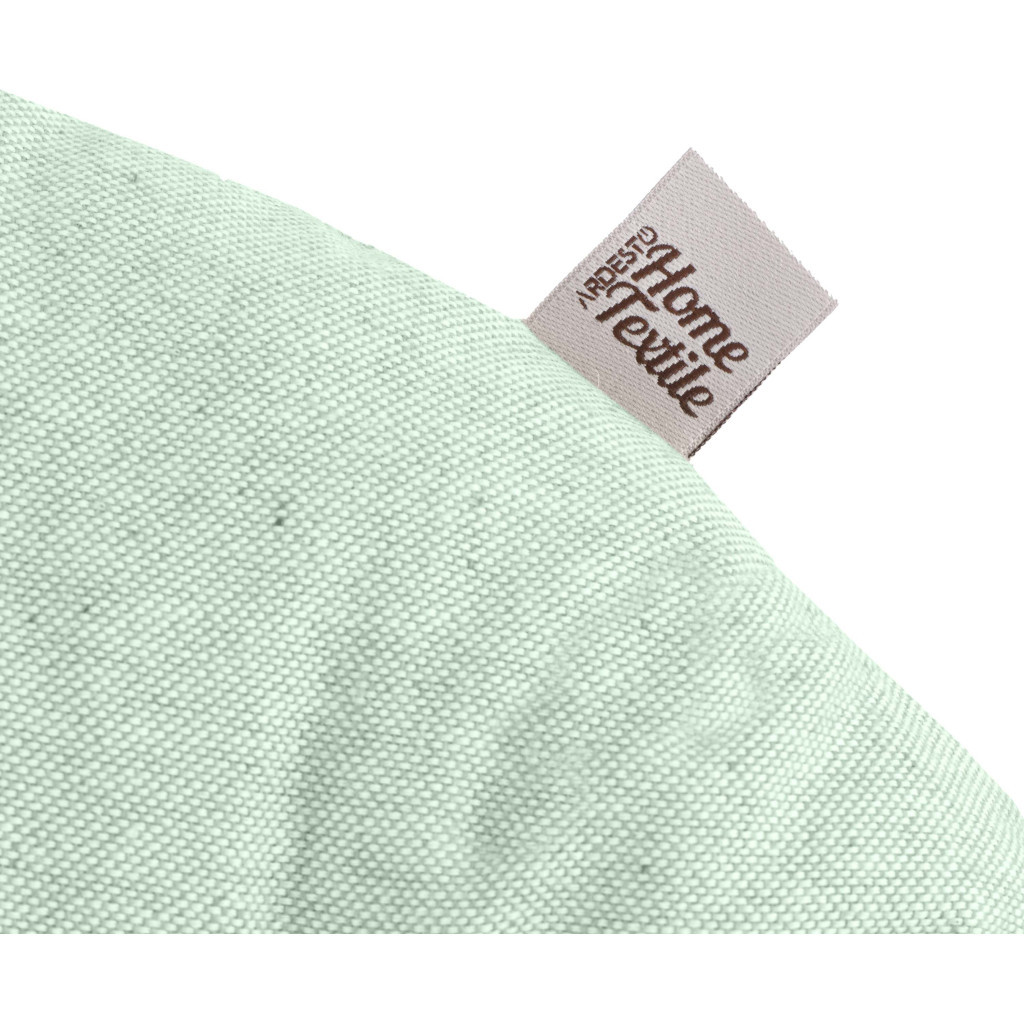 Подушка на стілець Ardesto Oliver, кругла 40 см, 100% бавовна, нап-ч: 50% холоф, 50% пп, аквамарин (ART03OA) - зображення 4