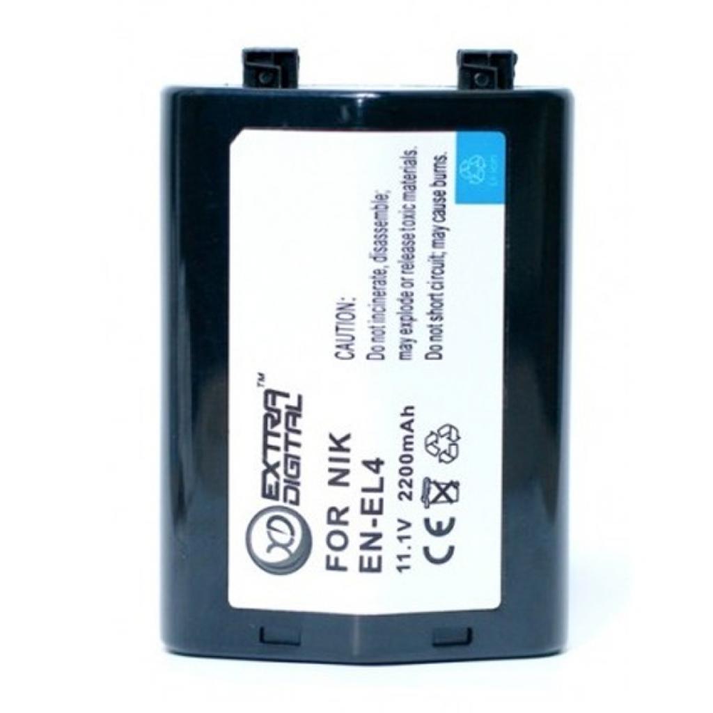 Акумулятор до фото/відео Extradigital Nikon EN-EL4 (DV00DV1039) - зображення 1
