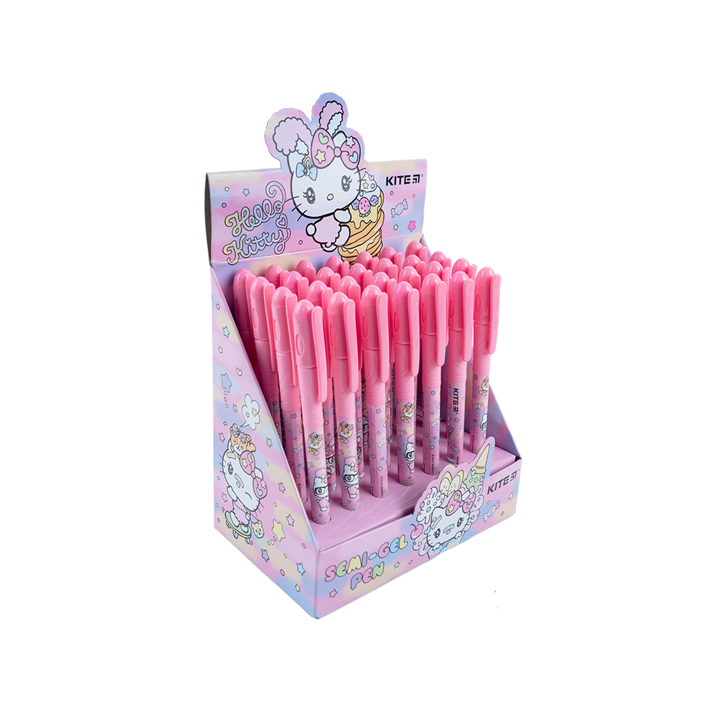Ручка масляна Kite Hello Kitty, синя (HK23-033) - изображение 2