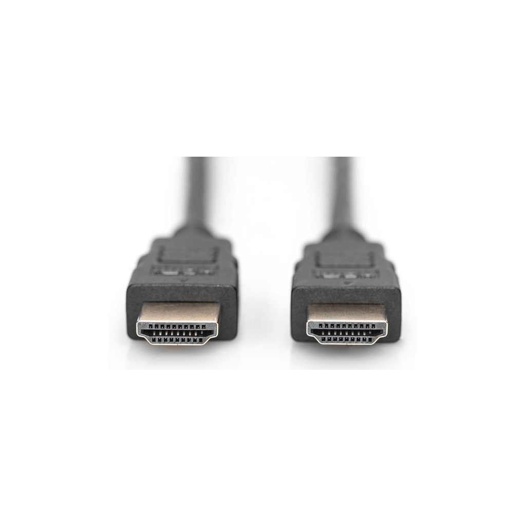 Кабель мультимедійний HDMI to HDMI 1.0m UHD 4K Digitus (AK-330107-010-S) - изображение 2