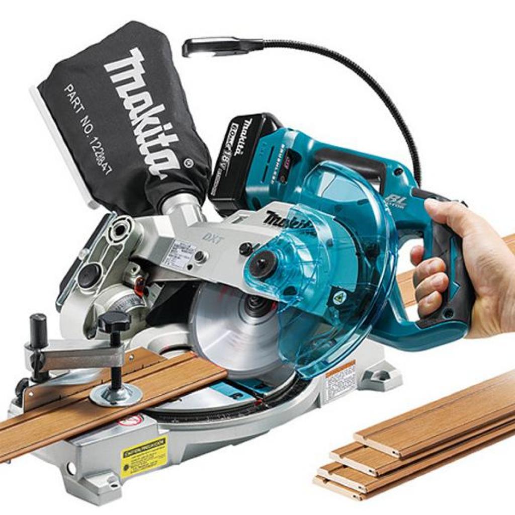 Торцювальна пила Makita LXT, 165мм (без АКБ и БП) (DLS600Z) - изображение 9