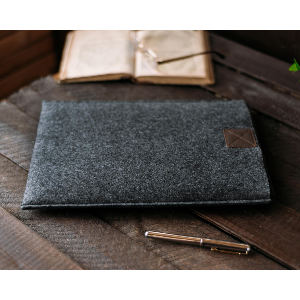 Чохол до ноутбука Gmakin 14" Macbook Pro, vertical, Gray (GM17-14) - зображення 5