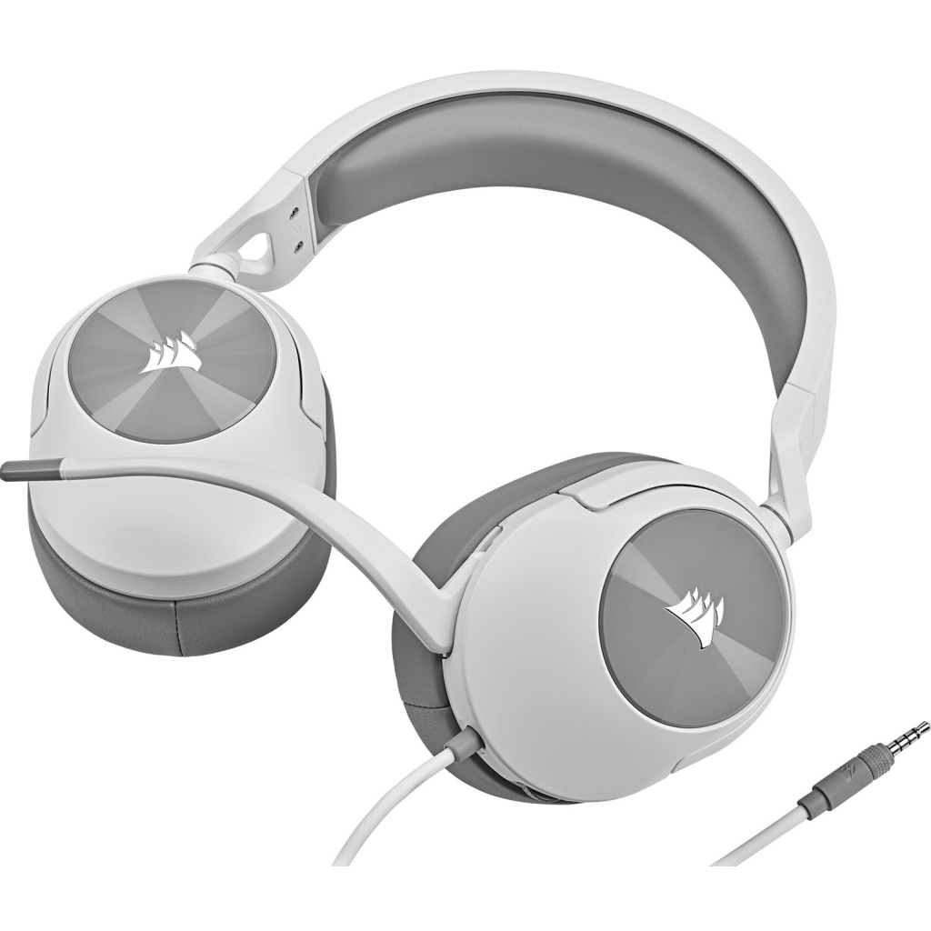Навушники Corsair HS55 Surround Headset White (CA-9011266-EU) - зображення 5