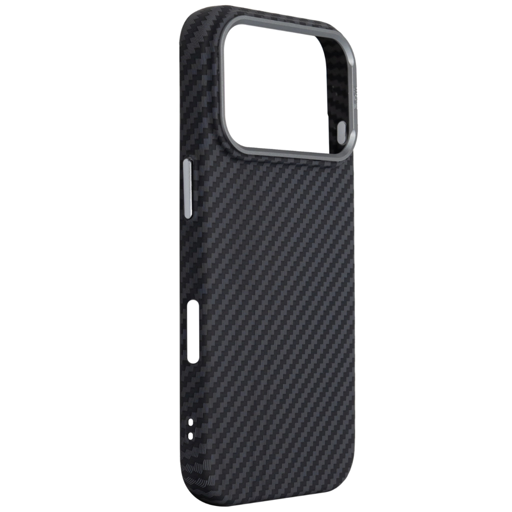 Чохол до мобільного телефона Armorstandart LikeCarbon2 MagCase Apple iPhone 17 Pro Carbon Black (ARM86258) - зображення 3