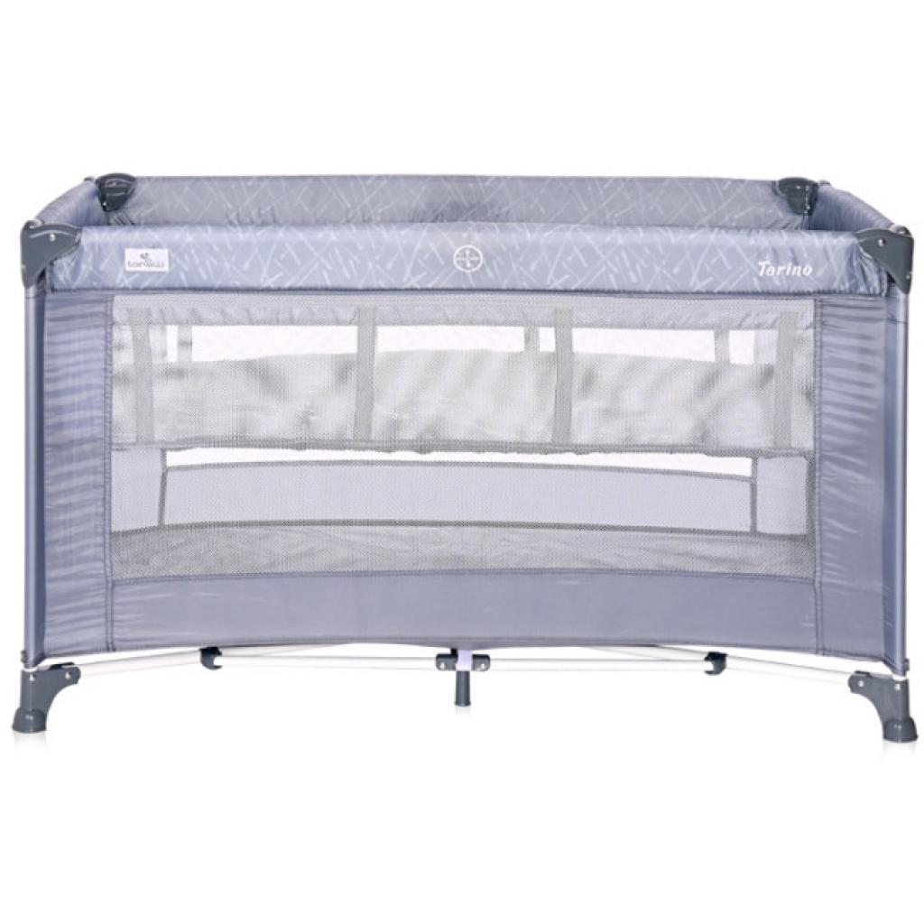 Дитячий манеж Bertoni/Lorelli TORINO 2L silver blue - зображення 2