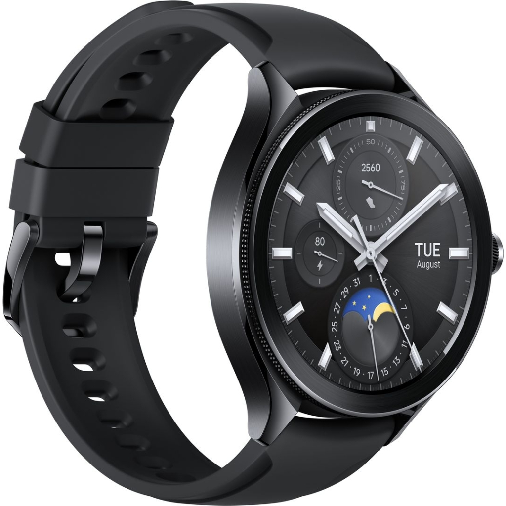 Смарт-годинник Xiaomi Watch 2 Pro 4G LTE Black Case with Black Fluororubber Strap (1006731) - зображення 3