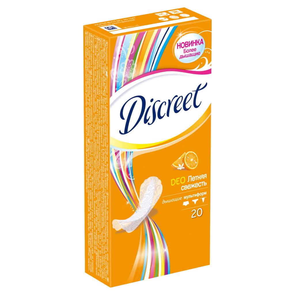 Щоденні прокладки Discreet Deo Summer Fresh 20 шт (4015400341505) - зображення 1