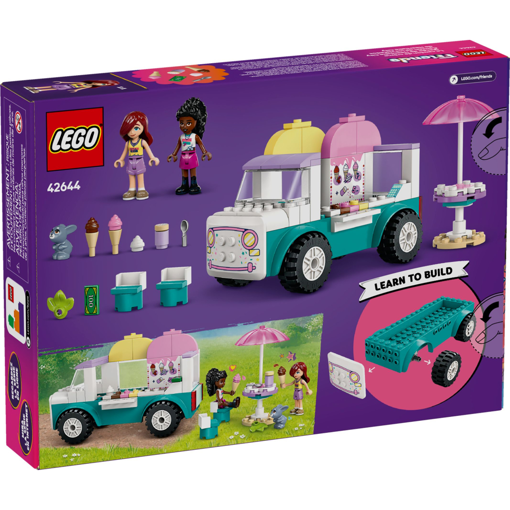 Конструктор LEGO Friends Хартлейк-Сіті. Фургон із морозивом (42644) - изображение 6