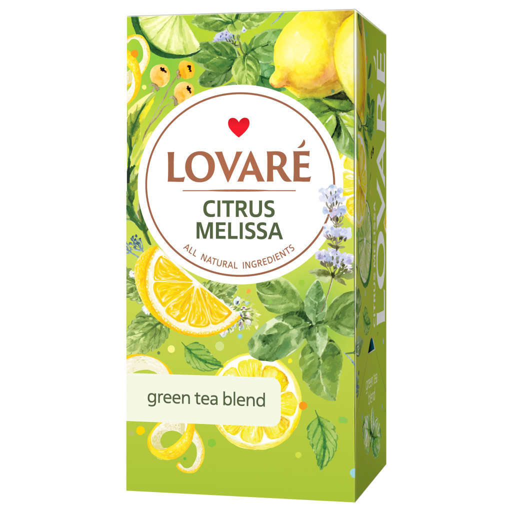 Чай Lovare "Citrus Melissa" 24х1.5 г (lv.76845) - изображение 1