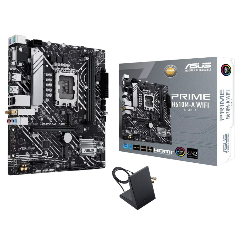 Материнська плата ASUS PRIME H610M-A WIFI - зображення 1