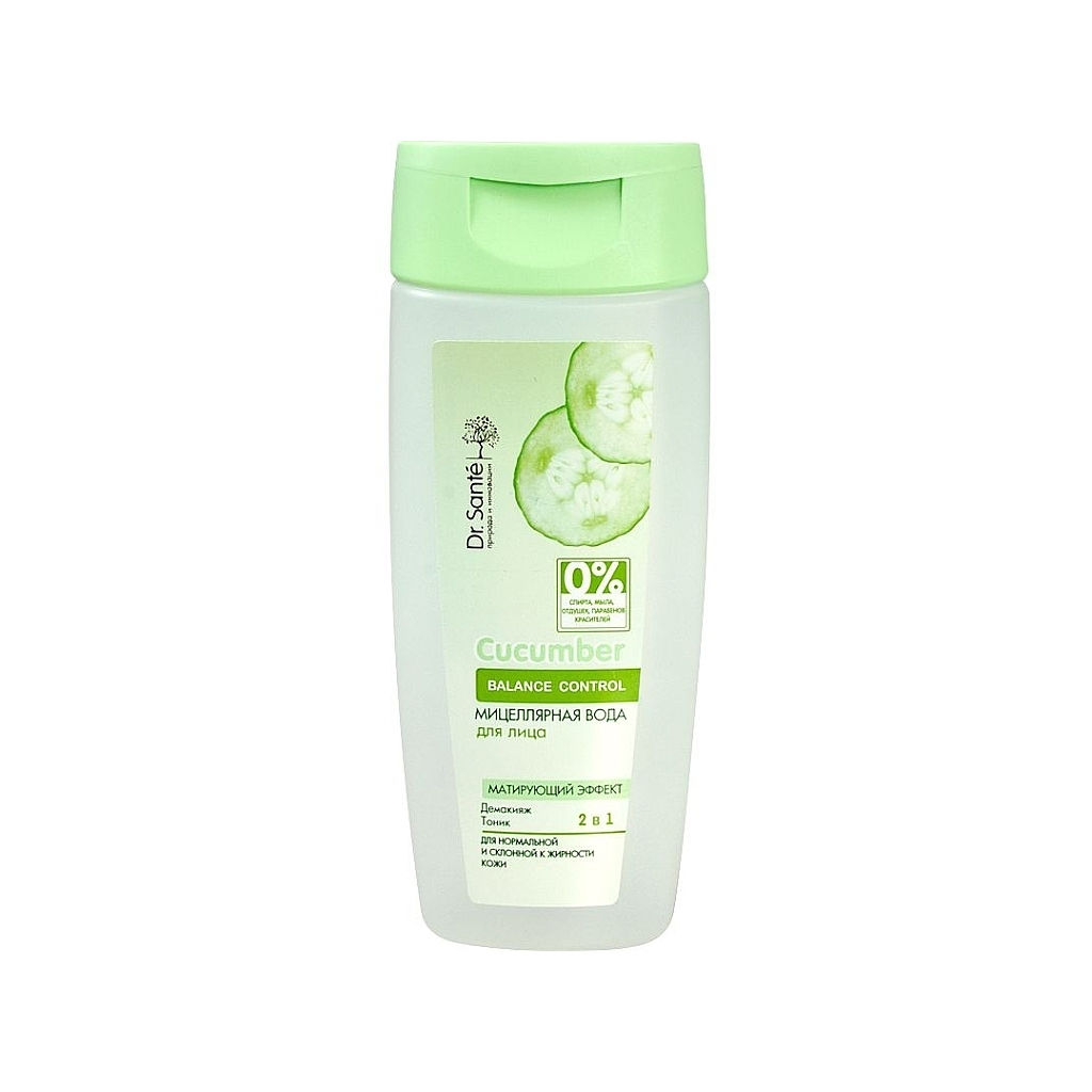 Міцелярна вода Dr. Sante Cucumber Balance Control 200 мл (4823015930058) - изображение 1