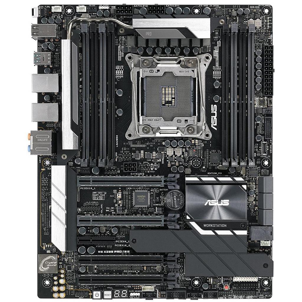 Серверна материнська плата ASUS WS X299 PRO/SE - зображення 2