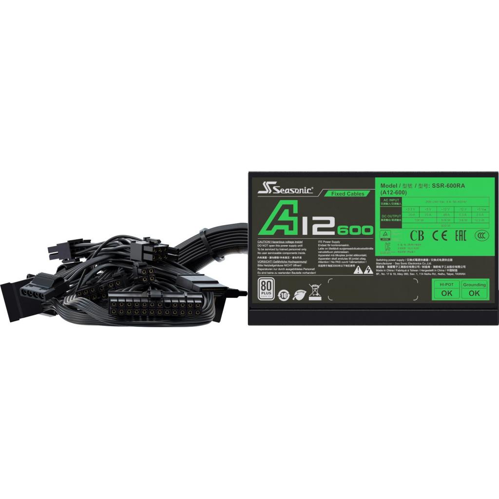 Блок живлення Seasonic 600W A12-600 (SSR-600RA) - зображення 3