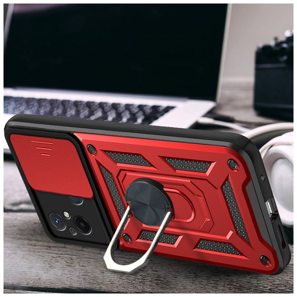 Чохол до мобільного телефона BeCover Military Xiaomi Redmi 12C Red (709168) - зображення 4