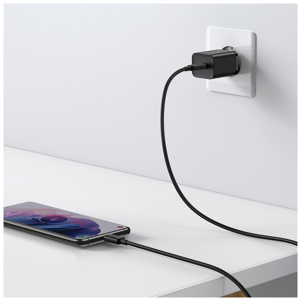 Зарядний пристрій Baseus Super Si Quick Charger 1C 25W Black (CCSP020101) - зображення 7