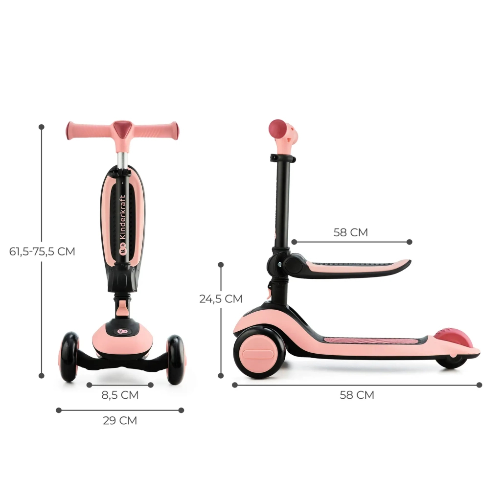 Самокат Kinderkraft Halley Rose Pink (KRHALL00PNK0000) (5902533922314) - изображение 9