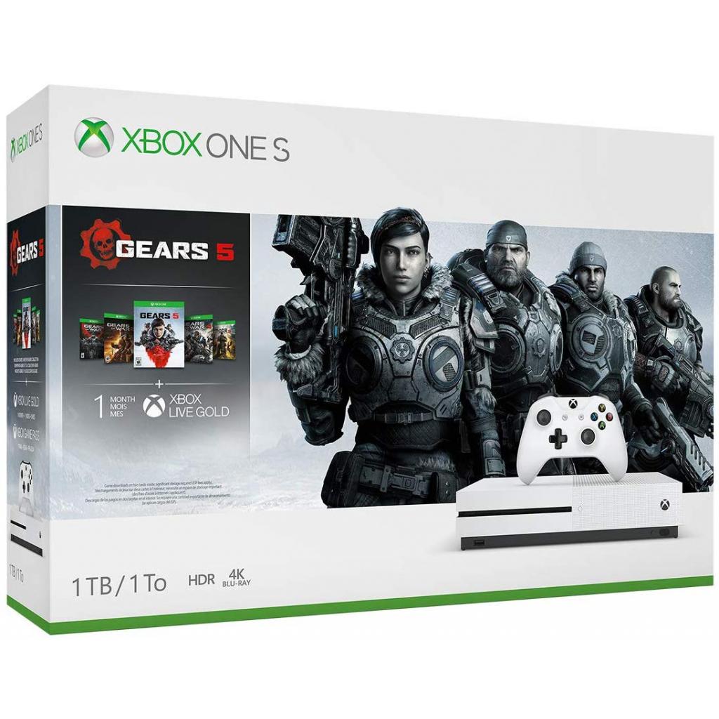 Ігрова консоль Microsoft Xbox One S 1TB Gears 5 Bundle - зображення 4