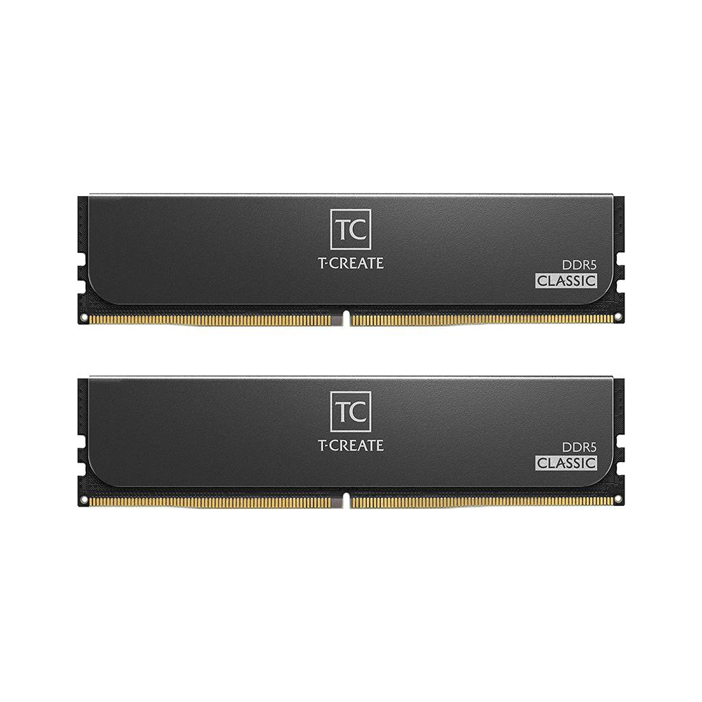 Модуль пам'яті для комп'ютера DDR5 32GB (2x16GB) 5600 MHz T-Create Classic Black Team (CTCCD532G5600HC46DC01) - зображення 1