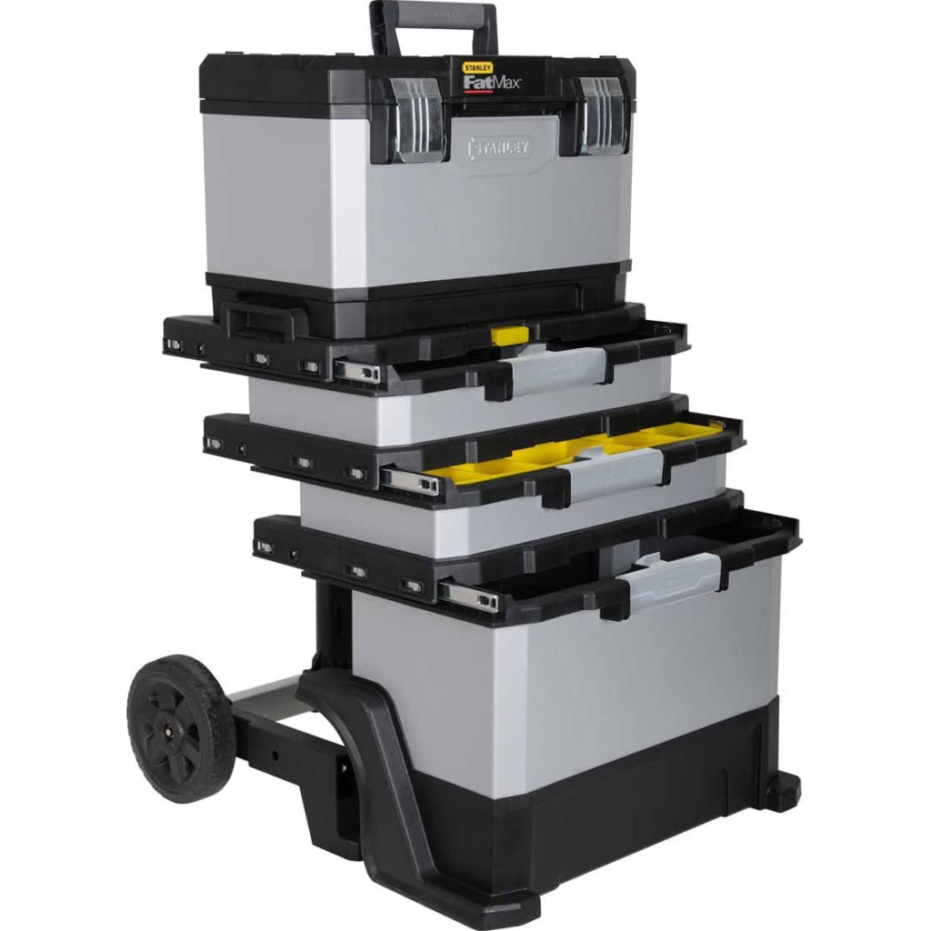 Ящик для інструментів Stanley FatMax Rolling Workshop", 568x893x389 мм, на колесах (1-95-622) - зображення 4