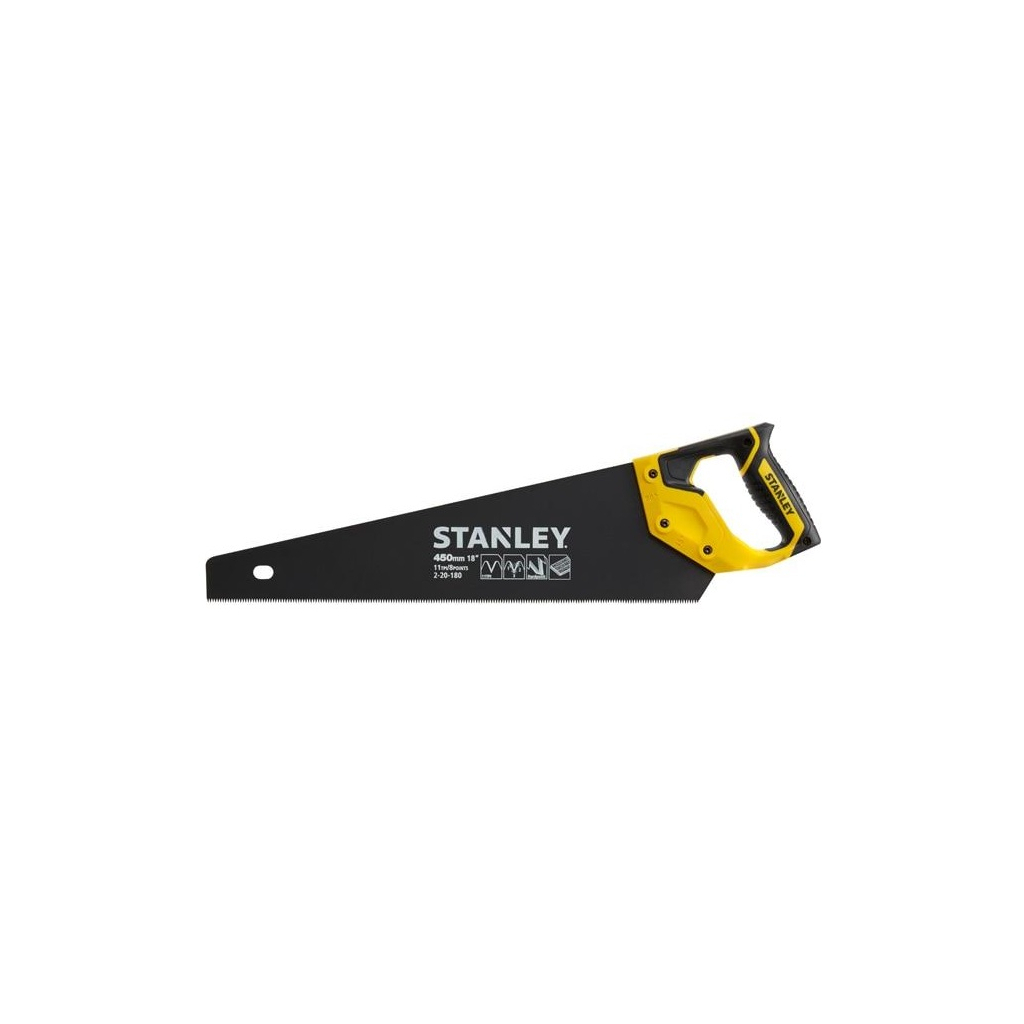 Ножівка Stanley по дереву Jet-Cut 2 X Laminator, TPI11, 450мм (2-20-180) - зображення 1
