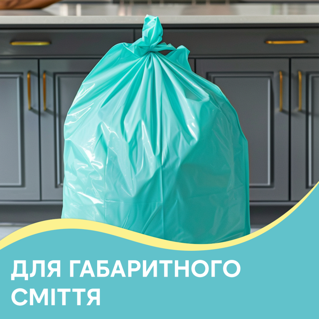 Пакети для сміття Pani Blysk 120 л 10 шт. (4823071661187) - зображення 4