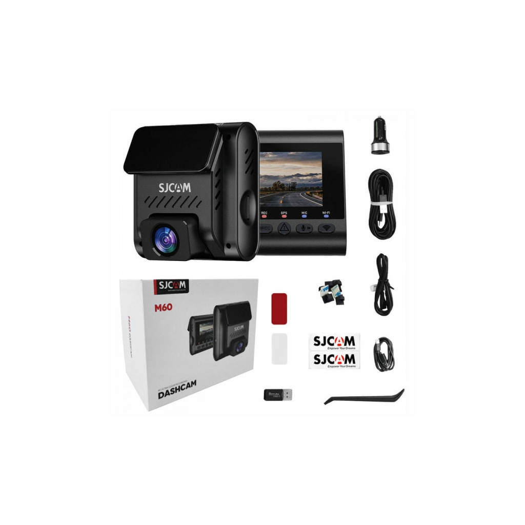 Відеореєстратор SJCAM Dashcam M60, WIFI, GPS, 4K, HDR (6972476162930) - зображення 4