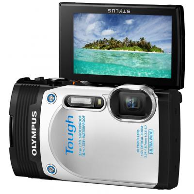 Цифровий фотоапарат Olympus TG-850 Silver (Waterproof - 10m; iHS) (V104150SE000) - зображення 7