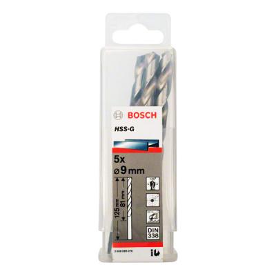 Свердло Bosch HSS-G 9 мм., 5 шт. по металу (2.608.595.075) - зображення 2