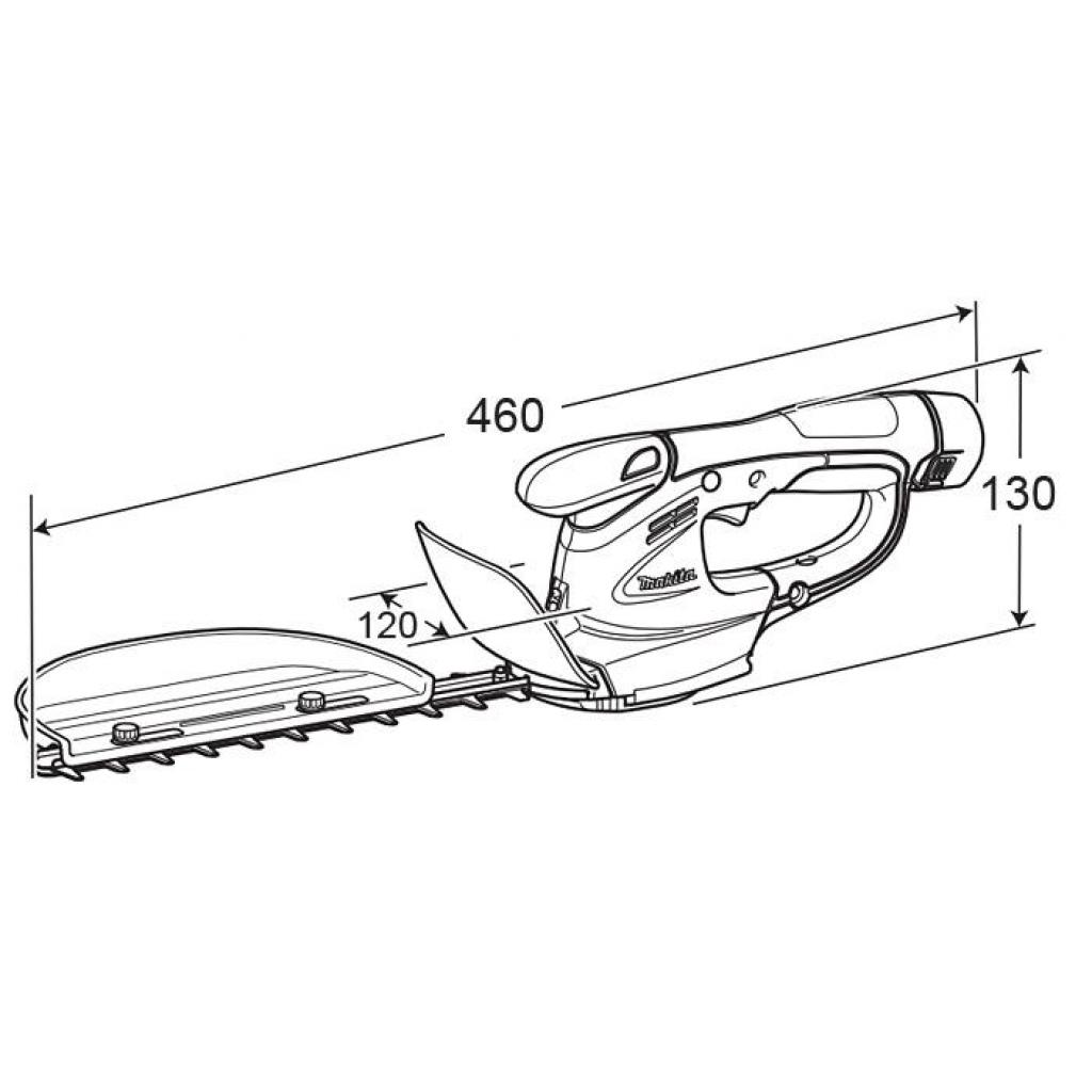 Кущоріз Makita UH200D (без АКБ та ЗП) (UH200DZ) - зображення 3